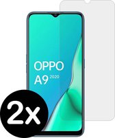 Smartphonica Screenprotector voor Oppo A9 2020 van glas - 2 stuks / Normaal geschikt voor OPPO A9 (2020)