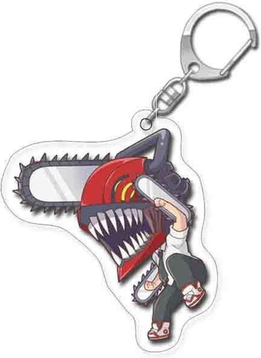 Chainsaw Man - Denji Transformed - Sleutelhanger/Keychain - Anime Merchandise - Figure - Manga
