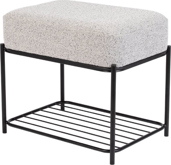 Tabouret Feliz Style de vie Milou - Carré - Grijs