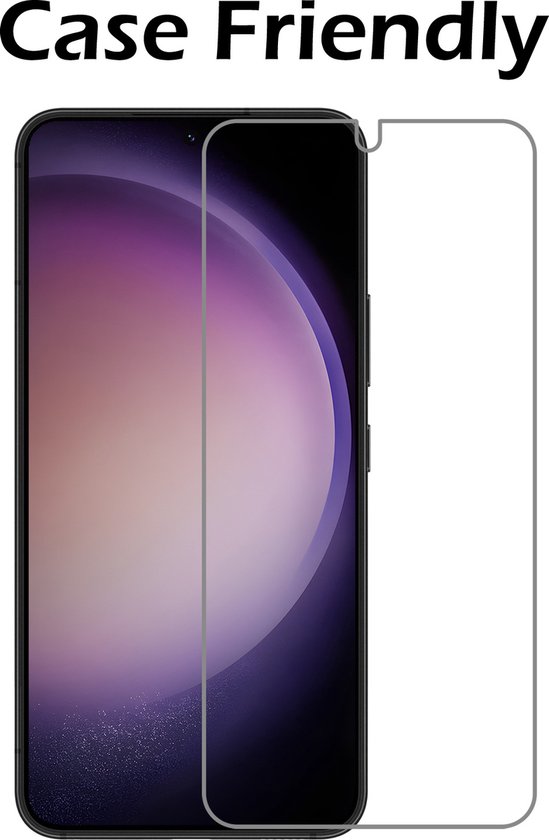 Samsung S23 Plus Case Bookcase Flip Case Book Cover With 2x Screen Protector Samsung Galaxy S23 Plus Case Book Case - Violet