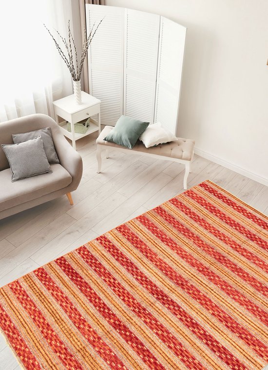 FinestPeshawarZiegler Pakistan Bruin Tapijt Handgemaakt