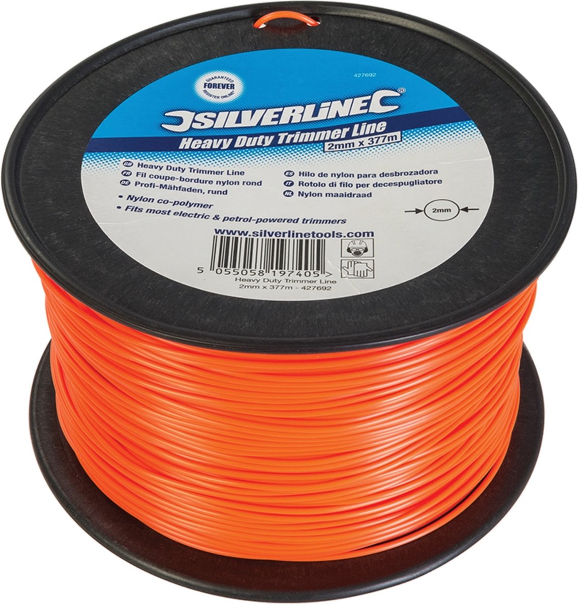 Silverline 457003 Hefband 2 Ton 3 Meter - Versterkte Eindlussen