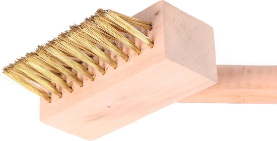Benson Onkruidborstel met lange steel - Messing haren - 120 cm van Benson — afbeelding 3