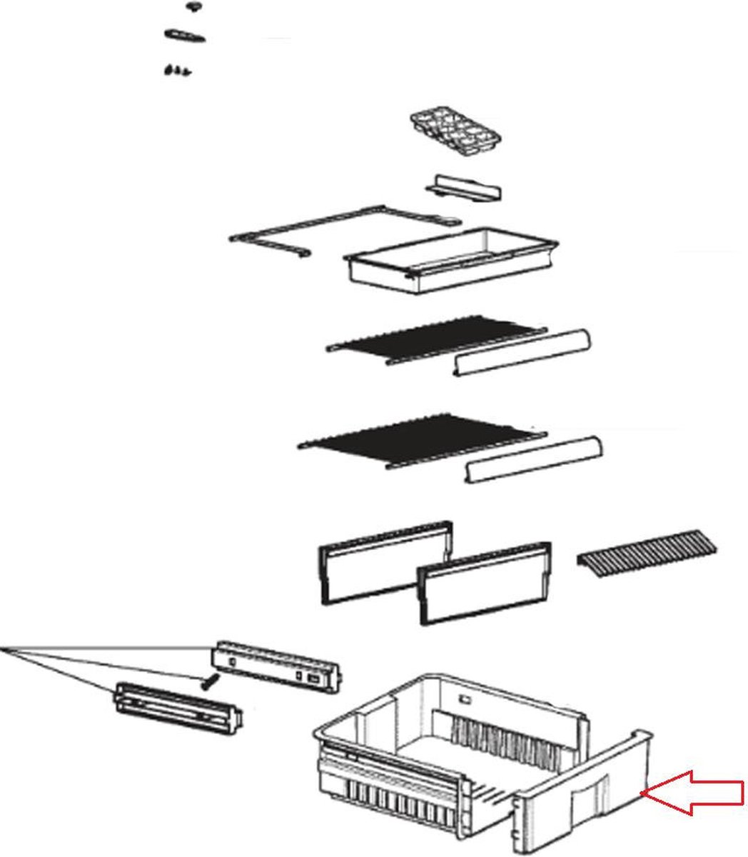 Compartiment De Porte Réf RML9435/RMLT9435/RML9431 - Foto 10