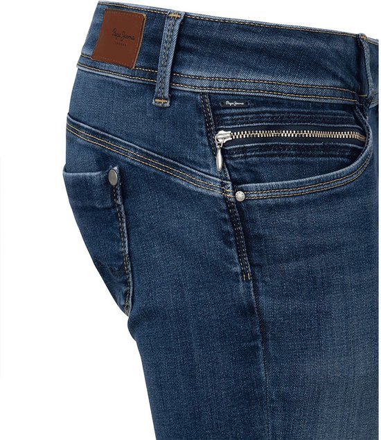 Pepe Jeans New Brooke – Jeans Donna Slim, Blu Denim (Denim Wh92), Taglia 26W