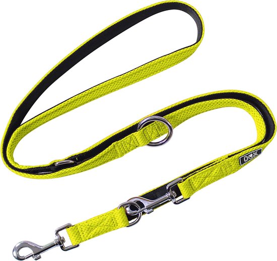Laisse Double Pour 2 Chiens - Système Anti-Enchevêtrement 360° - Longueur Réglable 45-66 Cm - Nylon Résistant