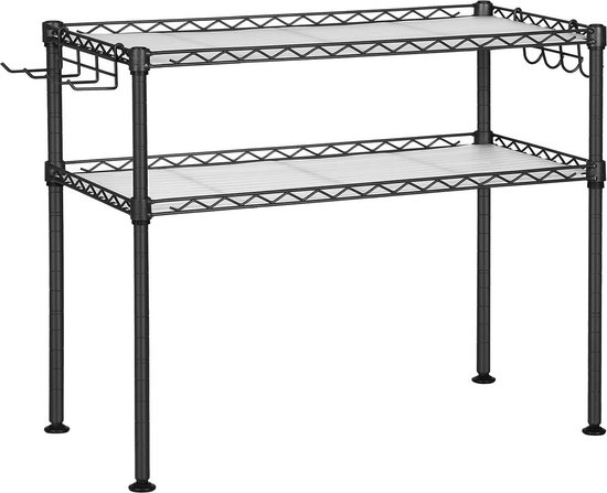 SoBuy Keukenplank voor magnetron -Opbergrek