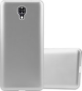 Cadorabo Hoesje geschikt voor LG X SCREEN in METALLIC ZILVER - Beschermhoes gemaakt van flexibel TPU silicone Case Cover