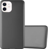 Cadorabo Hoesje geschikt voor Apple iPhone 12 MINI in METALLIC GRIJS - Beschermhoes gemaakt van flexibel TPU silicone Case Cover