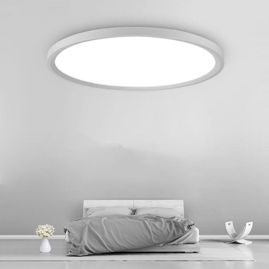 Gedragen oplichter Golven 24W minimalist creatieve ronde LED plafond lamp diameter: 40cm (wit licht)  | bol.com