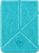 Hoesje Geschikt voor Kobo Clara 2E Origami Sleepcover - Book Case Hoes Cover - Turquoise
