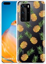 Huawei P40 Pro Hoesje Ananas Designed by Cazy