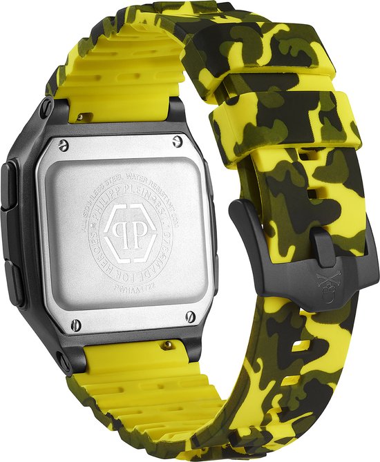 Philipp Plein Hyper $Hock PWHAA1722 Horloge - Siliconen - Multi - Ø 44 mm