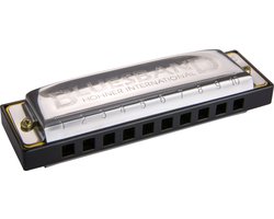 Mondharmonica Hohner Blues band, C - topmerk - perfect voor beginners - met gratis online begeleiding