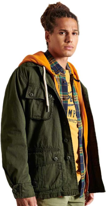 SUPERDRY Tropical Combat Jacket Homme Vert - Taille M | bol
