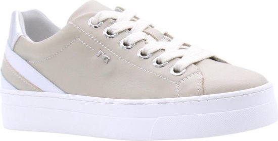 Mocassini Donna NeroGiardini E306320D In Pelle Cuoio O Beige