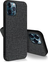 Geschikt voor Apple iPhone12 Pro Max Hybrid Case Stofafwerking Antivlek Wasbaar grijs