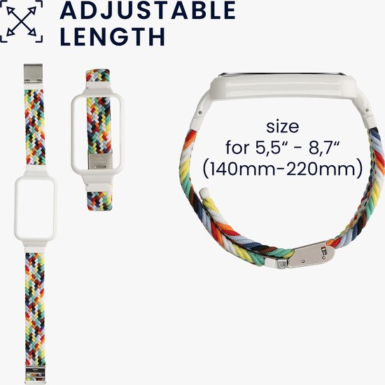 Samsung Galaxy Watch 8 Classic Elastisch Nylon bandje, Donkergroen - koop online