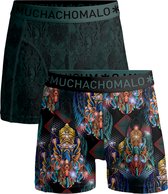 Muchachomalo-Lot de 2 slips pour homme- Katoen élastique - Boxers - Taille 5XL