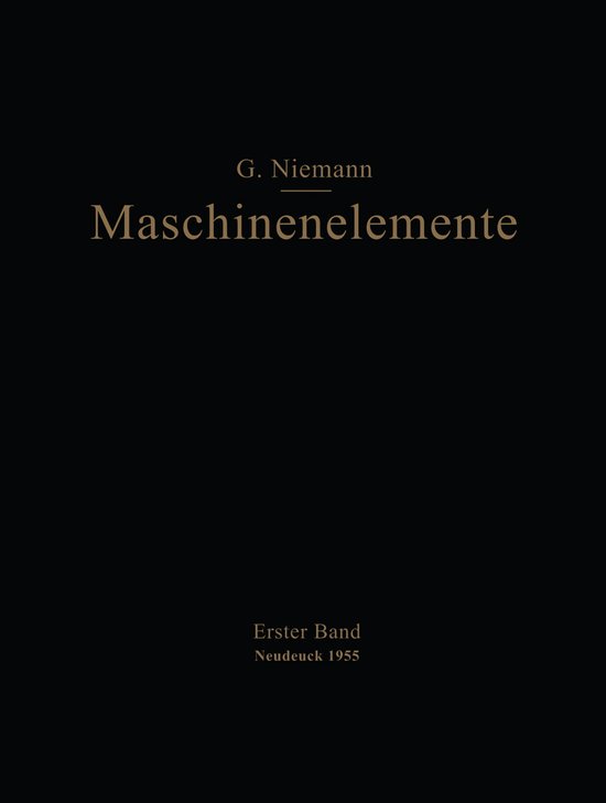 Maschinenelemente - cover