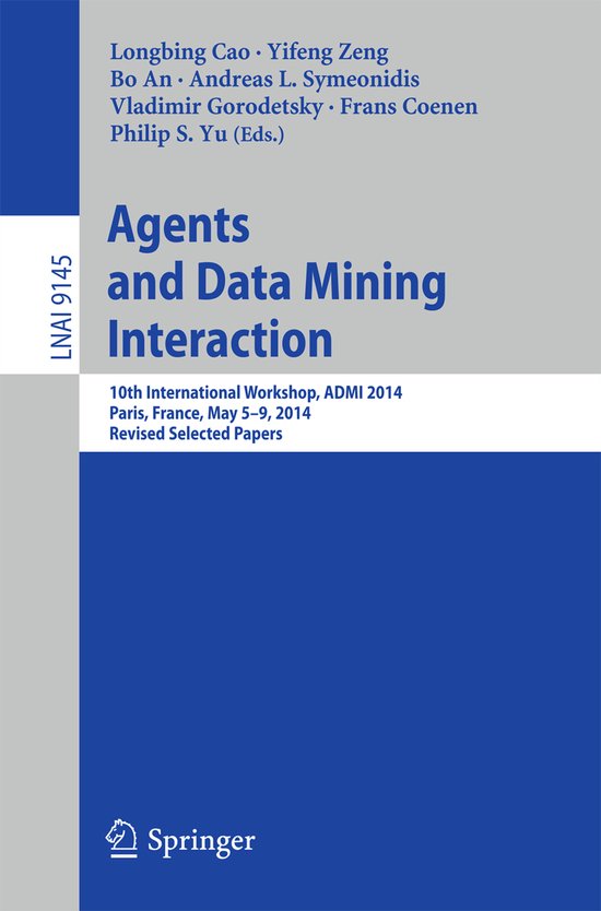 Agents and Data Mining Interaction - cover