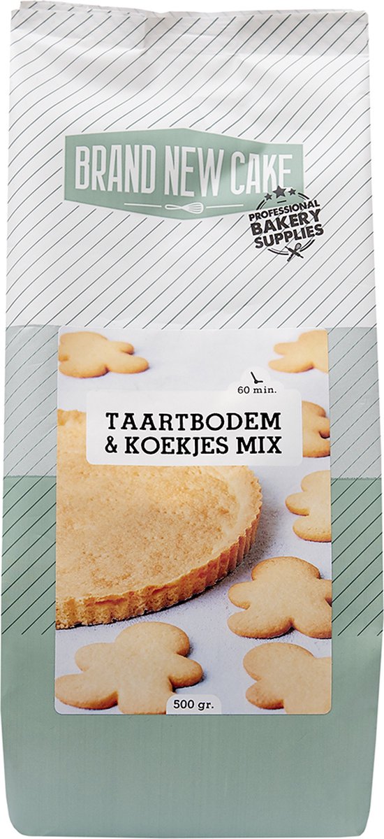 BrandNewCake Taartbodem en Koekjes-mix 500g