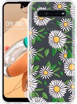 LG K41S Hoesje Madeliefjes - Designed by Cazy