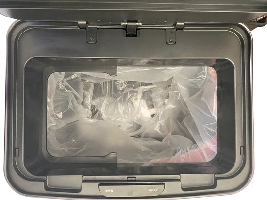 Kunststof Afvalemmers/vuilnisemmers In Het Zwart Van 70 Liter Met Deksel Vuilnisbakken Prullenbakken 47 5 X 52 X 67 Cm
