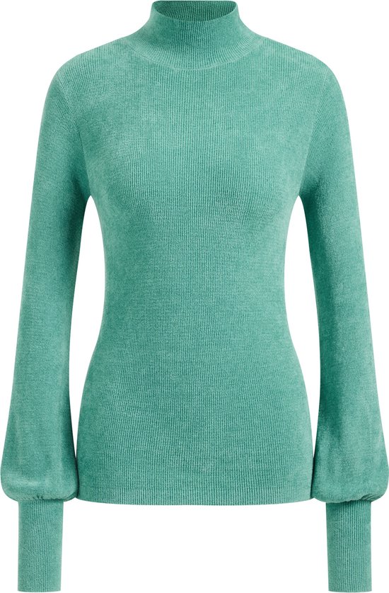 VERO MODA trui VMELLANEW met textuur ecru