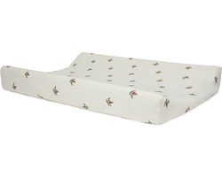 Product: Jollein - Aankleedkussenhoes Jersey 50x70cm - Zachte Hoes Baby Aankleedkussen - Rosehip, van het merk Jollein