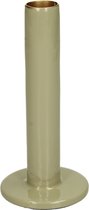 Kandelaren - Candle Stick Metal Green 7x7x15.5cm