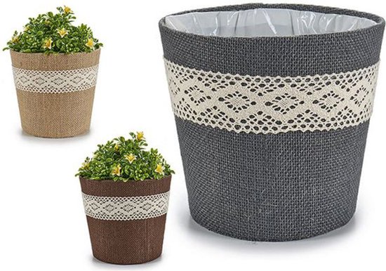 Beige Bloempot met een diameter van 25 tot 30 cm kopen? Kijk snel