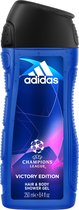 Adidas Douche & Shampoo Men – UEFA Victory Edition 250 ml