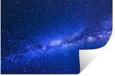 Sticker Muursticker Univers - Bleu ciel étoilé - 60x40 cm - Film adhésif autocollant - Sticker mural repositionnable