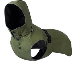 RukkaPets - Streamy ECO Raincoat - Olive - 40