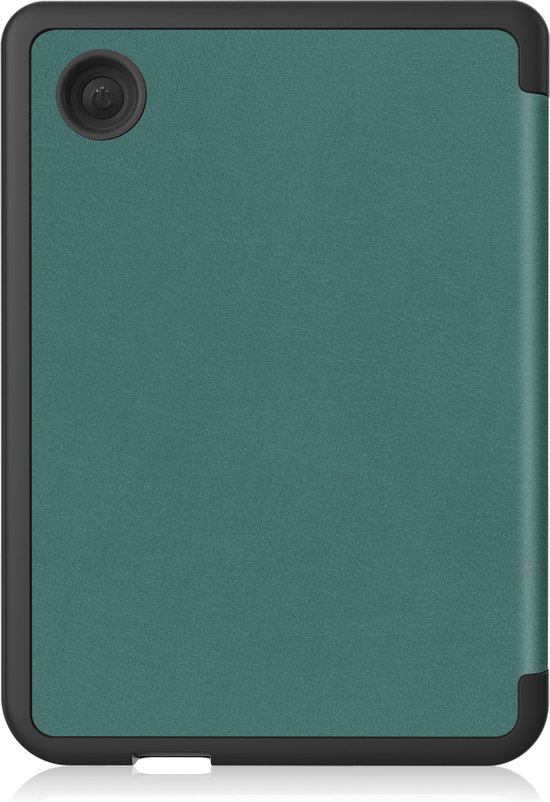Hoesje Geschikt voor Kobo Clara 2E Hoes Book Case - Hoes Geschikt voor Kobo Clara 2E Hoesje Book Cover - Donkergroen van Hoesje  — afbeelding 4