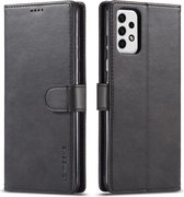 LC.IMEEKE Hoesje Portemonnee Book Case Zwart Geschikt voor Samsung Galaxy A23