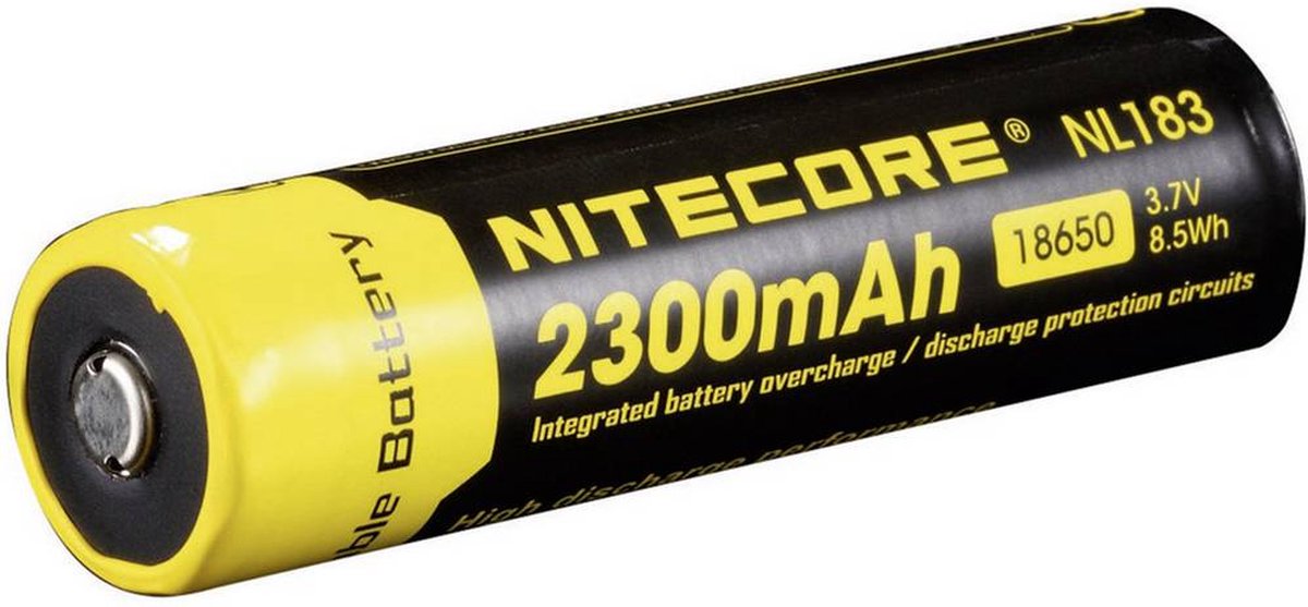 NiteCore NL183 Speciale oplaadbare batterij 18650 Li-ion 3.7 V 2300 mAh