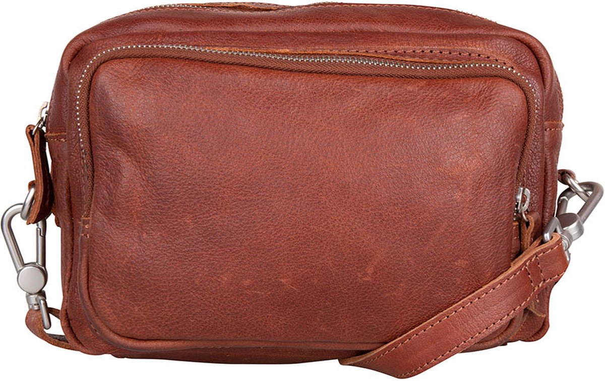 etiquette handleiding Doe herleven Cowboysbag - Schoudertassen - Bag Plockton - Cognac | bol.com