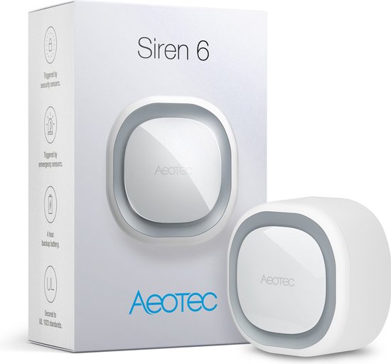Aeotec Siren 6 – Z-Wave binnensirene