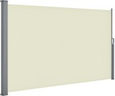 Windscherm - uittrekbaar - 350x180 cm - crème