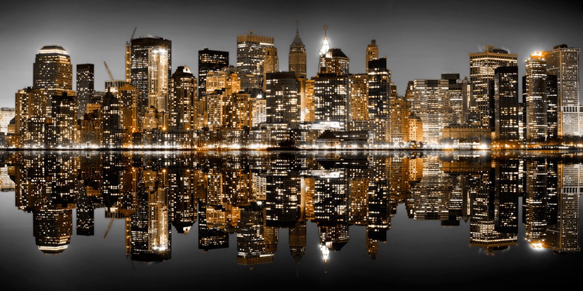 Fotobehang XXL - American gold.
