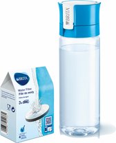 BRITA - Bouteille de filtre à eau - VITAL - 0- Blauw + Pack de 3 cartouches de filtre à eau MicroDisc - Value Pack