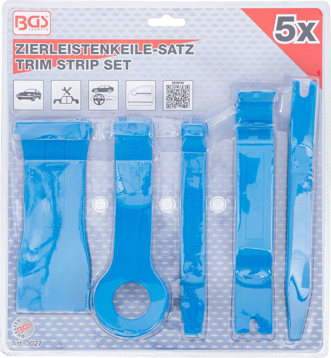 Rotec 758.3990 Tegelboor set 5-dlg met wax