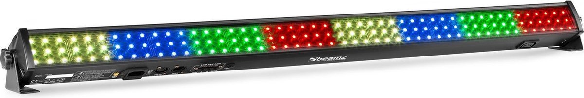 LED bar - BeamZ LCB144 MKII - met 144 RGB LED's verdeeld over 8 secties - DMX