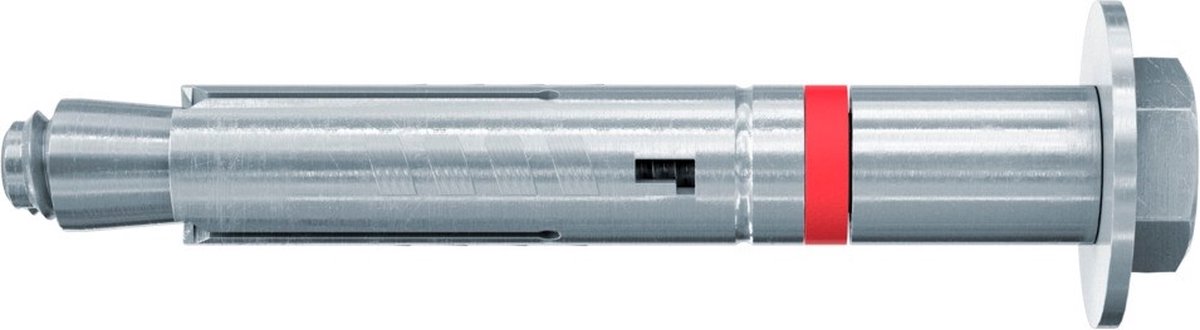 Fischer TA hulsankers - M6 T/25S - doorsteekmontage - elektrolytisch verzinkt staal (Per 50 stuks)