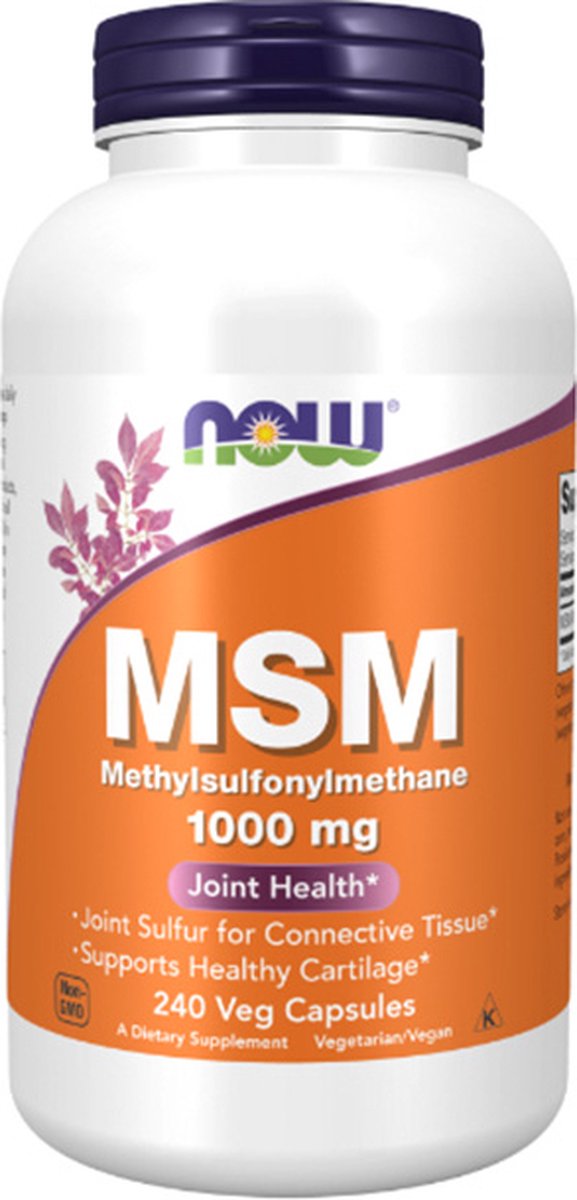 Goedkoopste MSM 1000mg-240 veggie caps