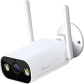 Nivian NVS-IPC-02-L Full HD 3MP WiFi bullet voor buiten met IR nachtzicht, wit licht, microSD en 2-weg audio op Tuya app - Beveiligingscamera IP camera bewakingscamera camerabewaking veiligheidscamera beveiliging netwerk camera webcam