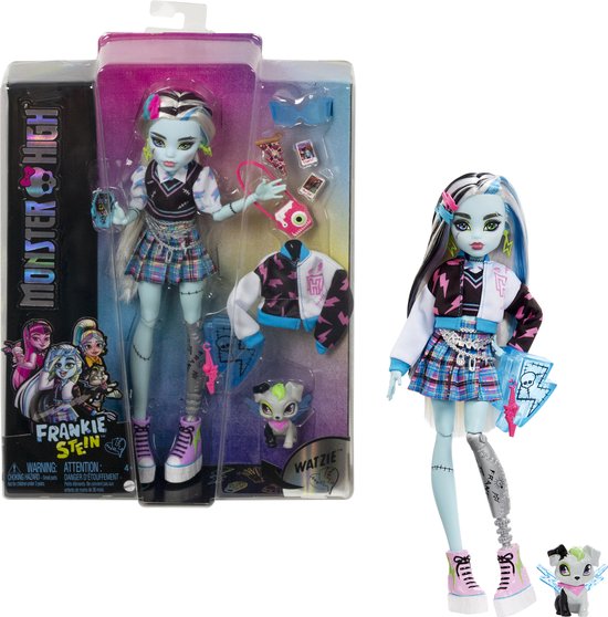 Monster High Frankie Stein Doll With Pet And Accessories | bol.com