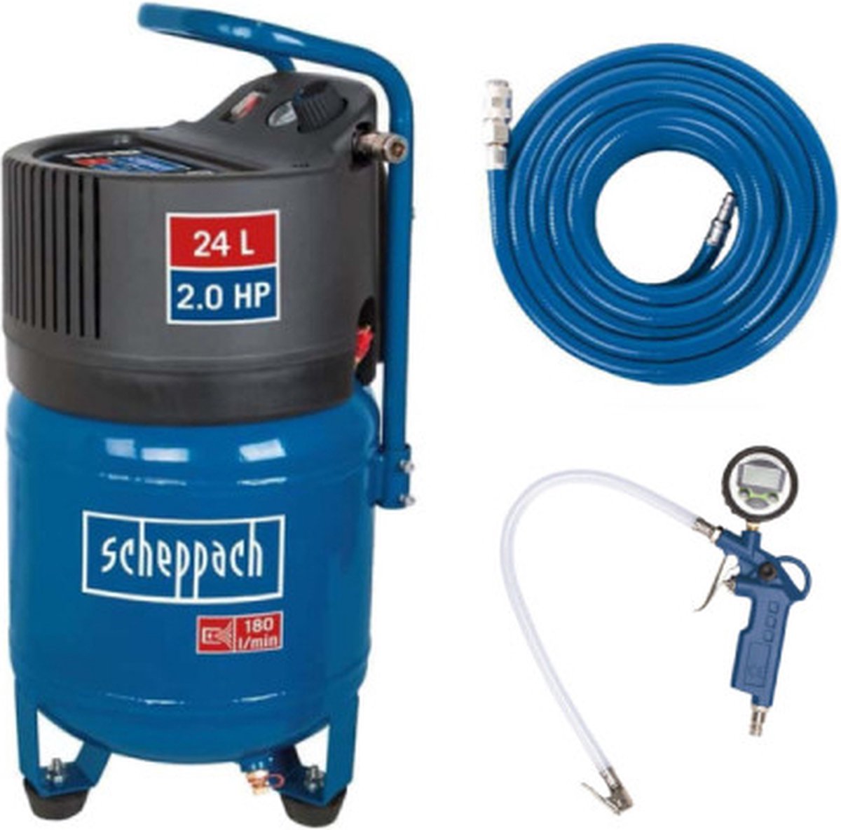 Scheppach Weefselpersluchtslang voor compressor | PVC 15 meter